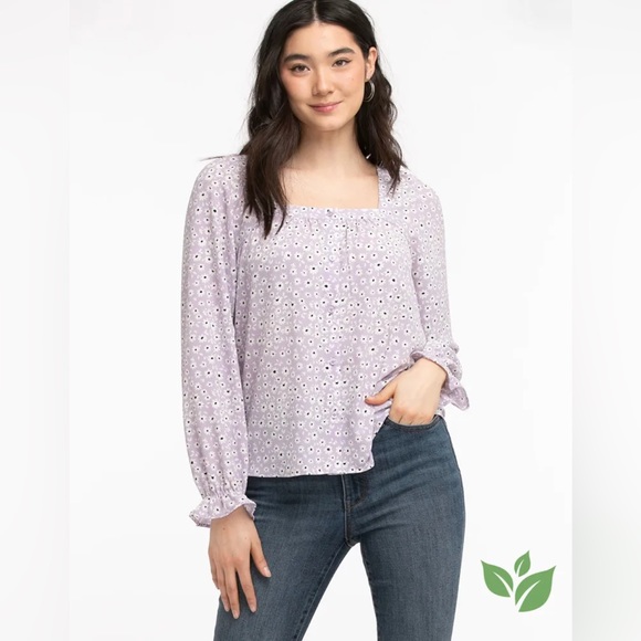 Ricki’s Floral Square Neck Blouse - Picture 2 of 6